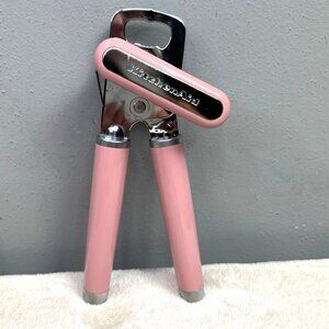 Kitchenaid Can Opener Pink Hand Crank Manual Working